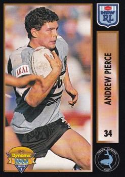 1994 Dynamic Rugby League Series 2 #34 Andrew Pierce Front